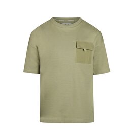 Koko Noko T-shirt ss loose fit dropped shoulder Light faded green z25