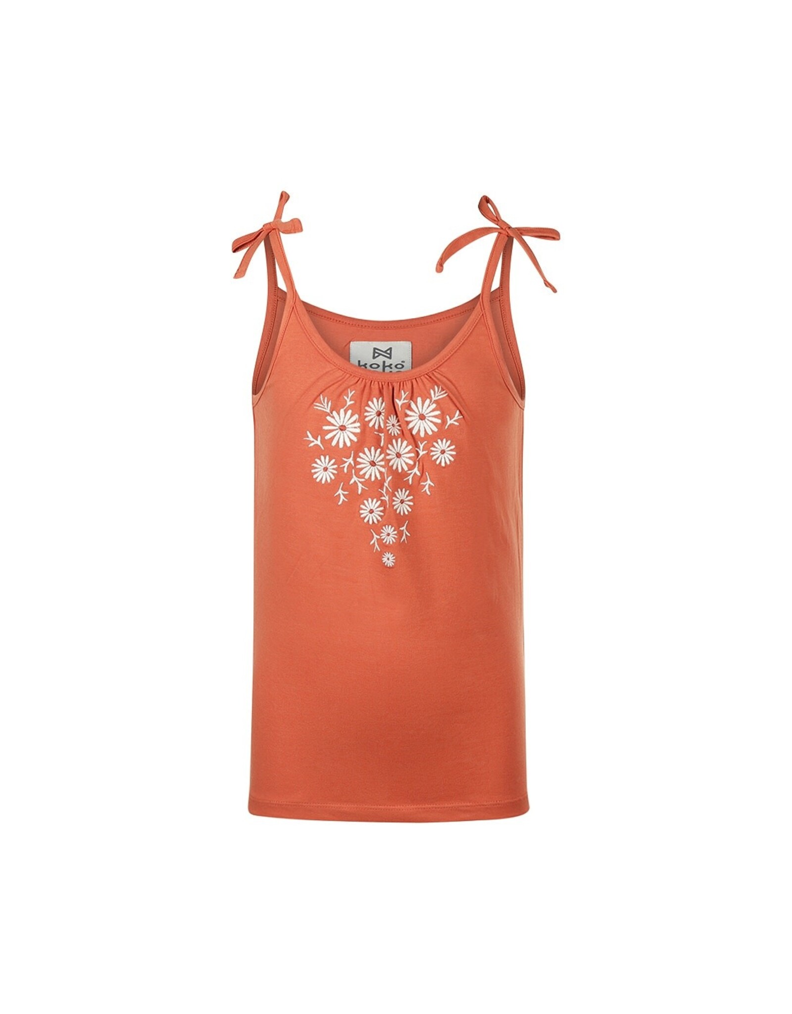 Koko Noko Top with straps Rusty orange