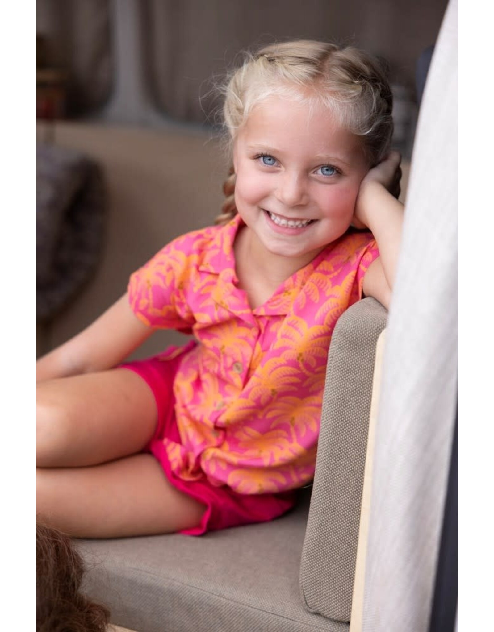 Jubel Blouse AOP - Samba Shake Roze