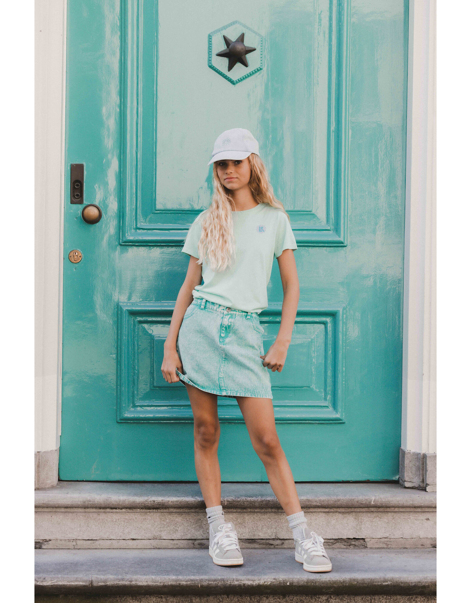 Looxs 10sixteen T-shirt pastel lime Z25
