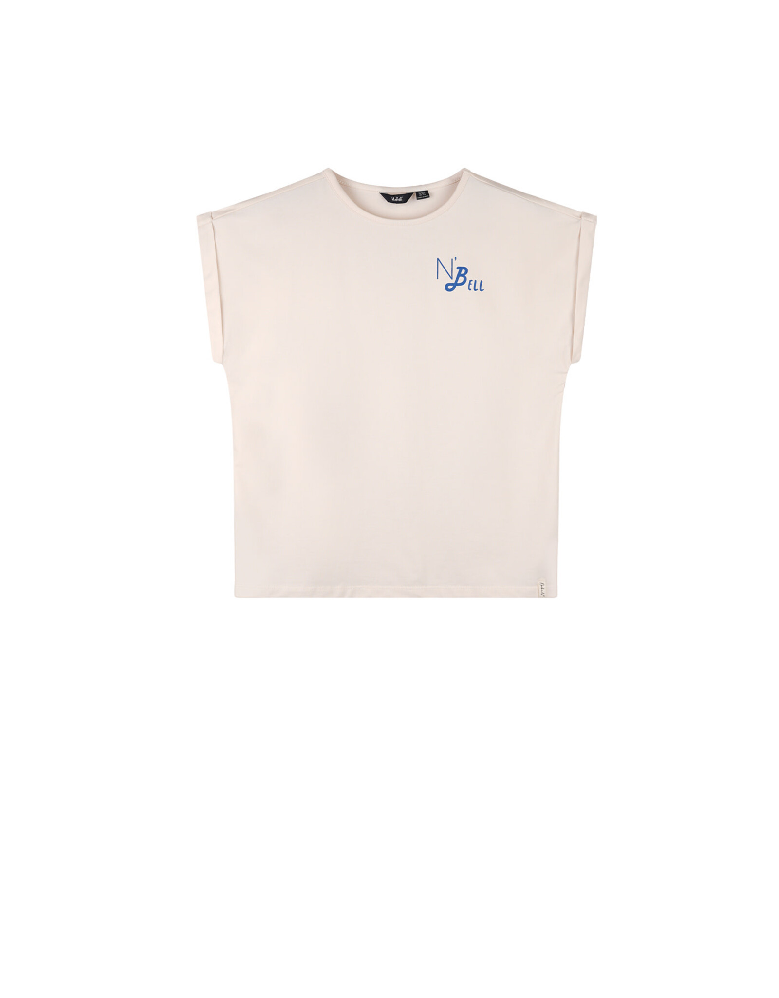 Nobell Kasis T-shirt Take a Break print at back Pearled Ivory