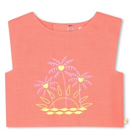 BILLIEBLUSH CHEMISE, BLOUSE CORAIL FLUO