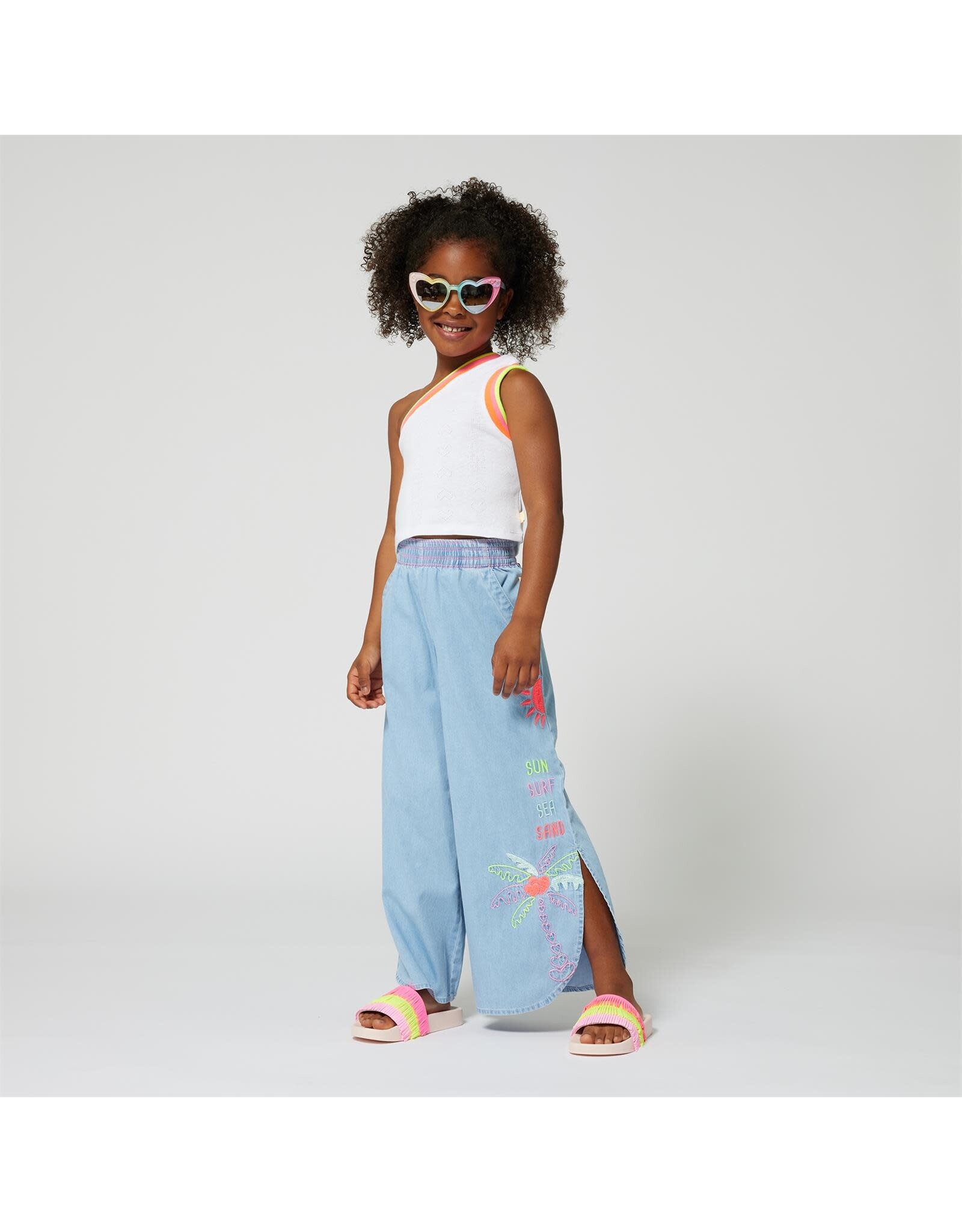 BILLIEBLUSH PANTALON DENIM BLEACH