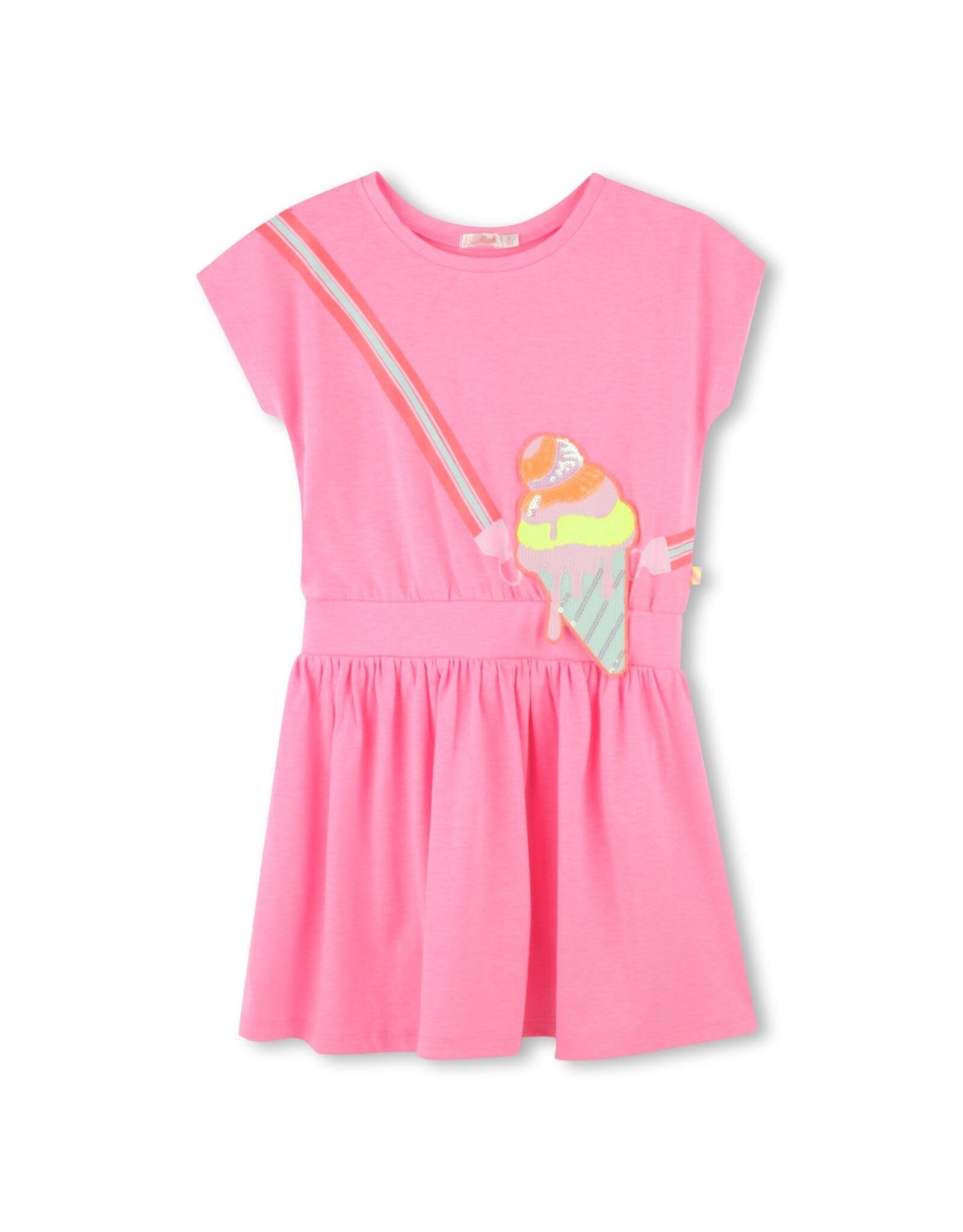 BILLIEBLUSH ROBE MAILLE ROZE