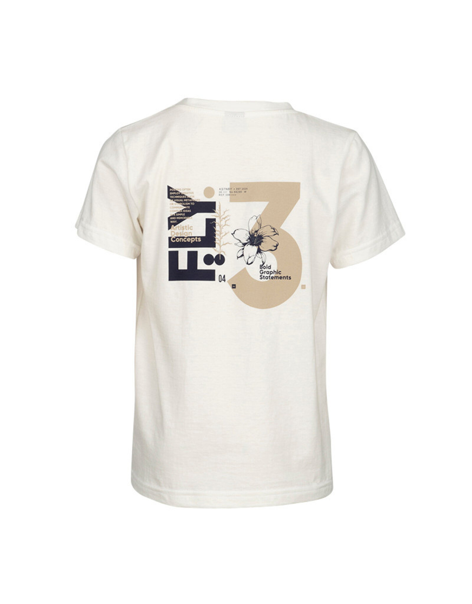 KIE Stone Boy T-Shirt off-white z25