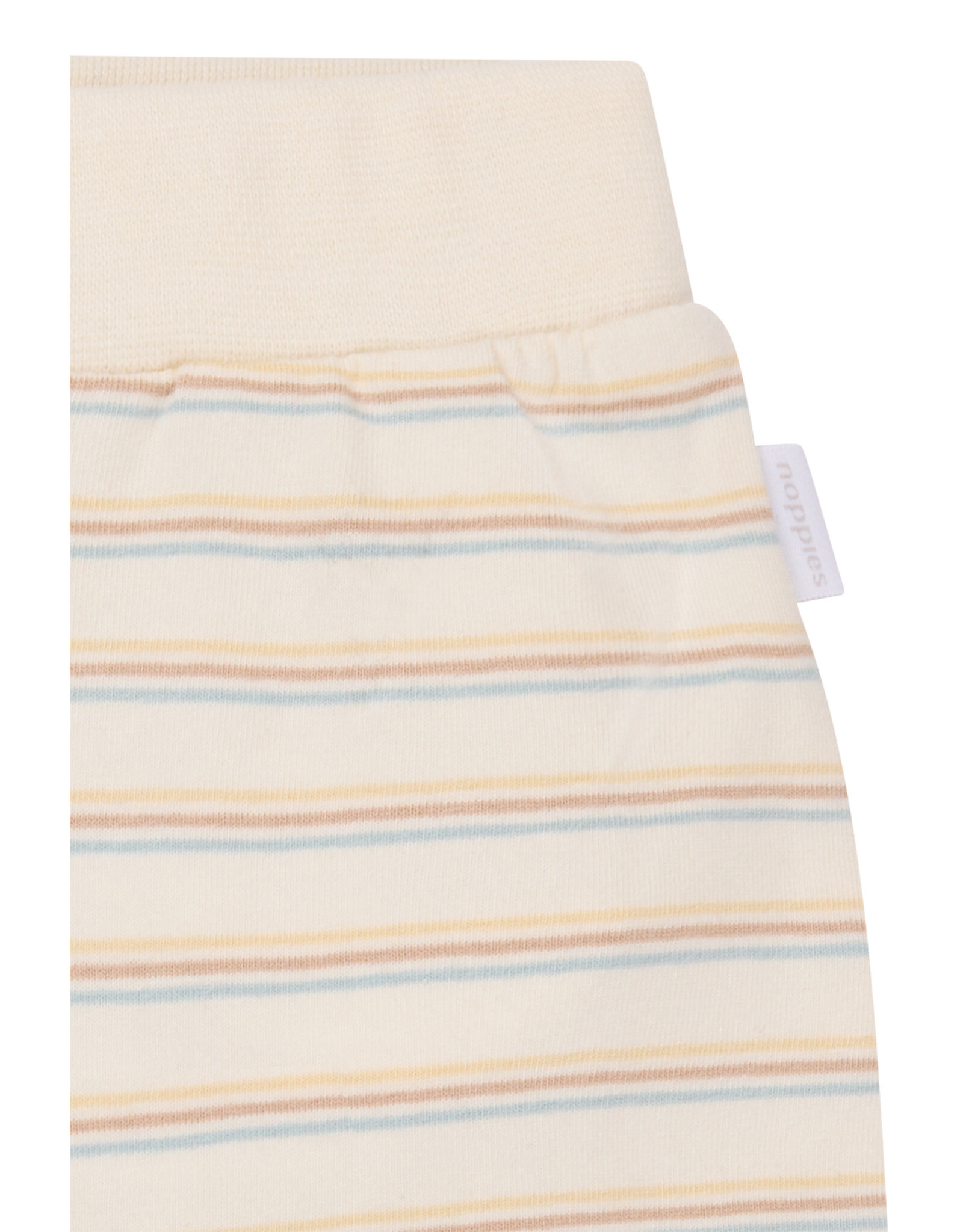 Noppies Unisex Pants Onarga slim fit Stripe pattern Off white