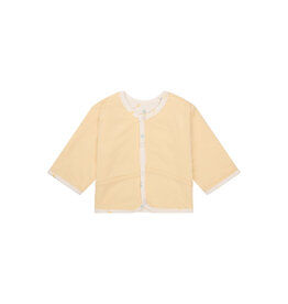 Noppies Unisex Cardigan Obion reversible Fruit pattern Off white
