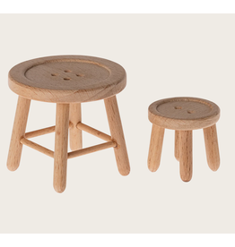 Maileg Table and stool set Mouse
