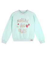 Nono Konono Sweater with big embro at chest Mint