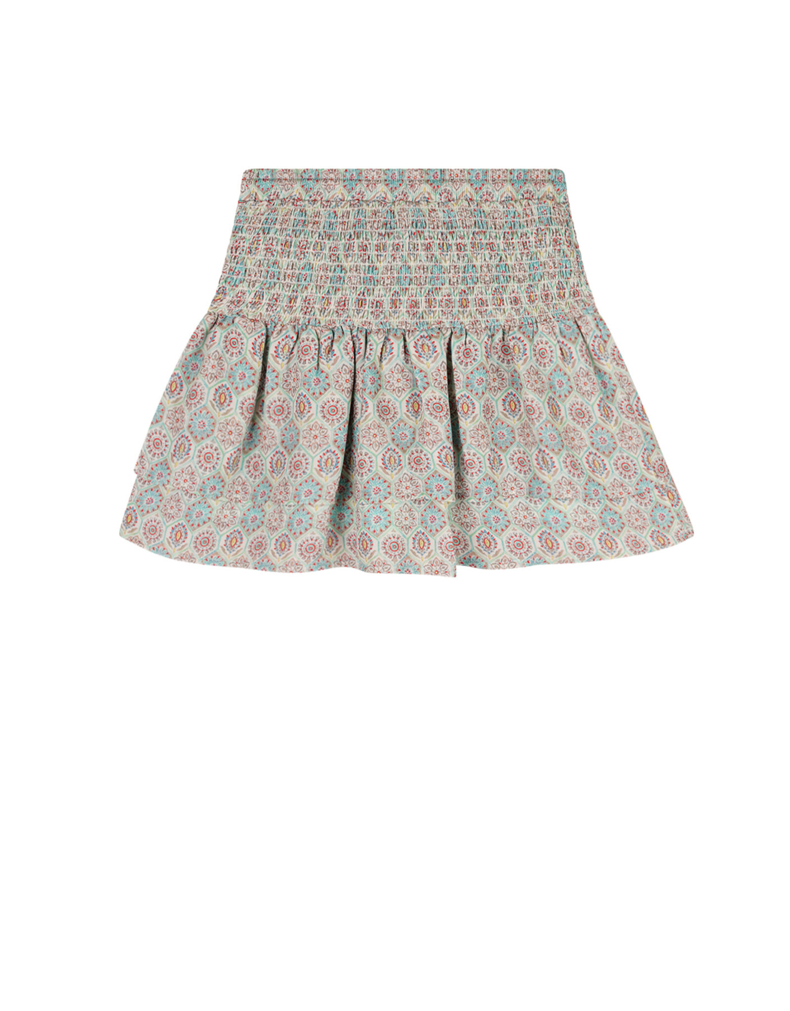 Nono Nami AOP Tiles skirt with smock Mint