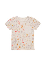 Noppies Boys Tee Olle short sleeve Tropical pattern Off white