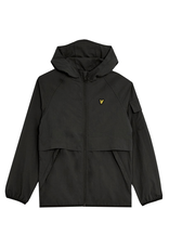 Lyle & Scott Hooded Windbreaker Jacket Z865 Jet Black