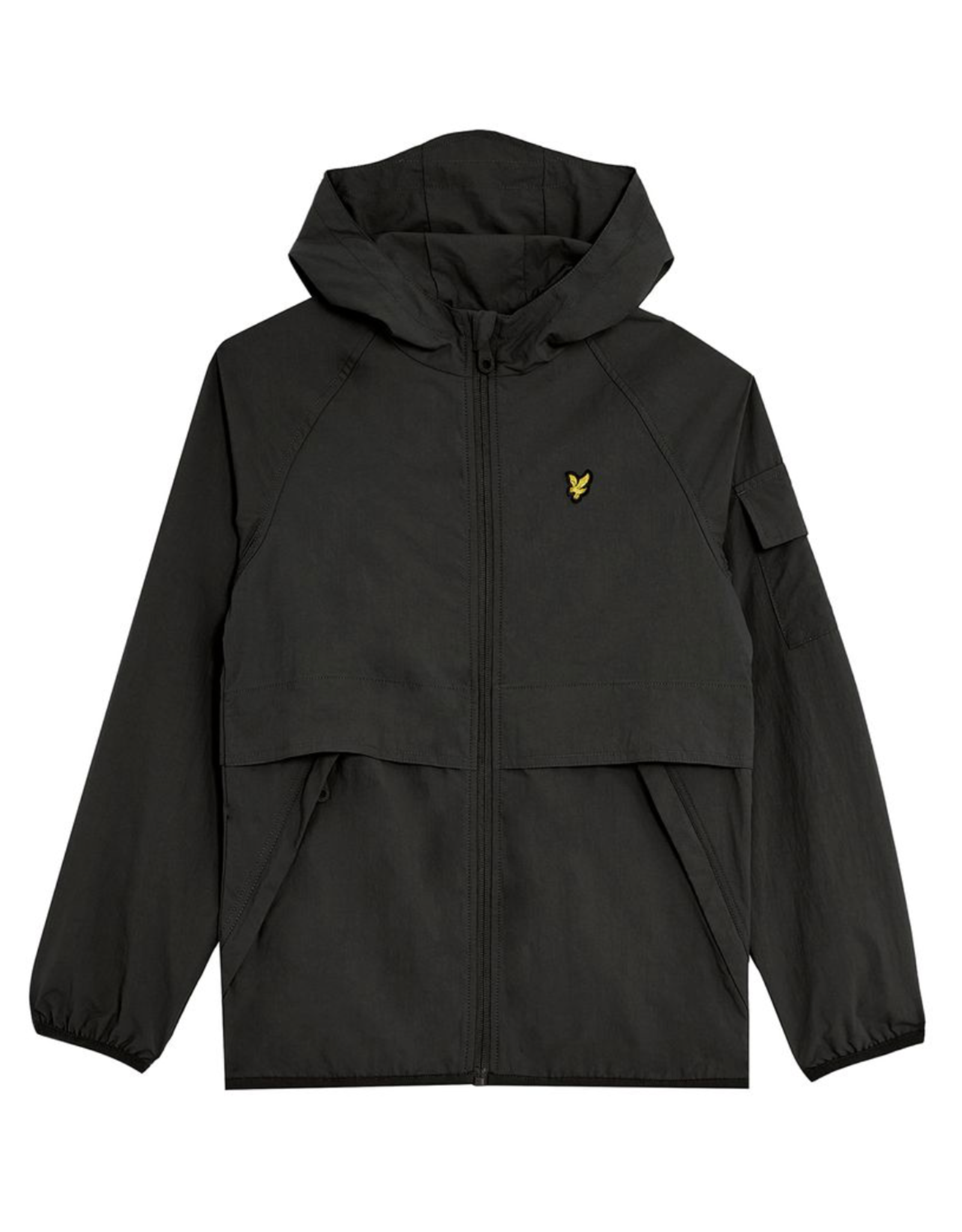 Lyle & Scott Hooded Windbreaker Jacket Z865 Jet Black