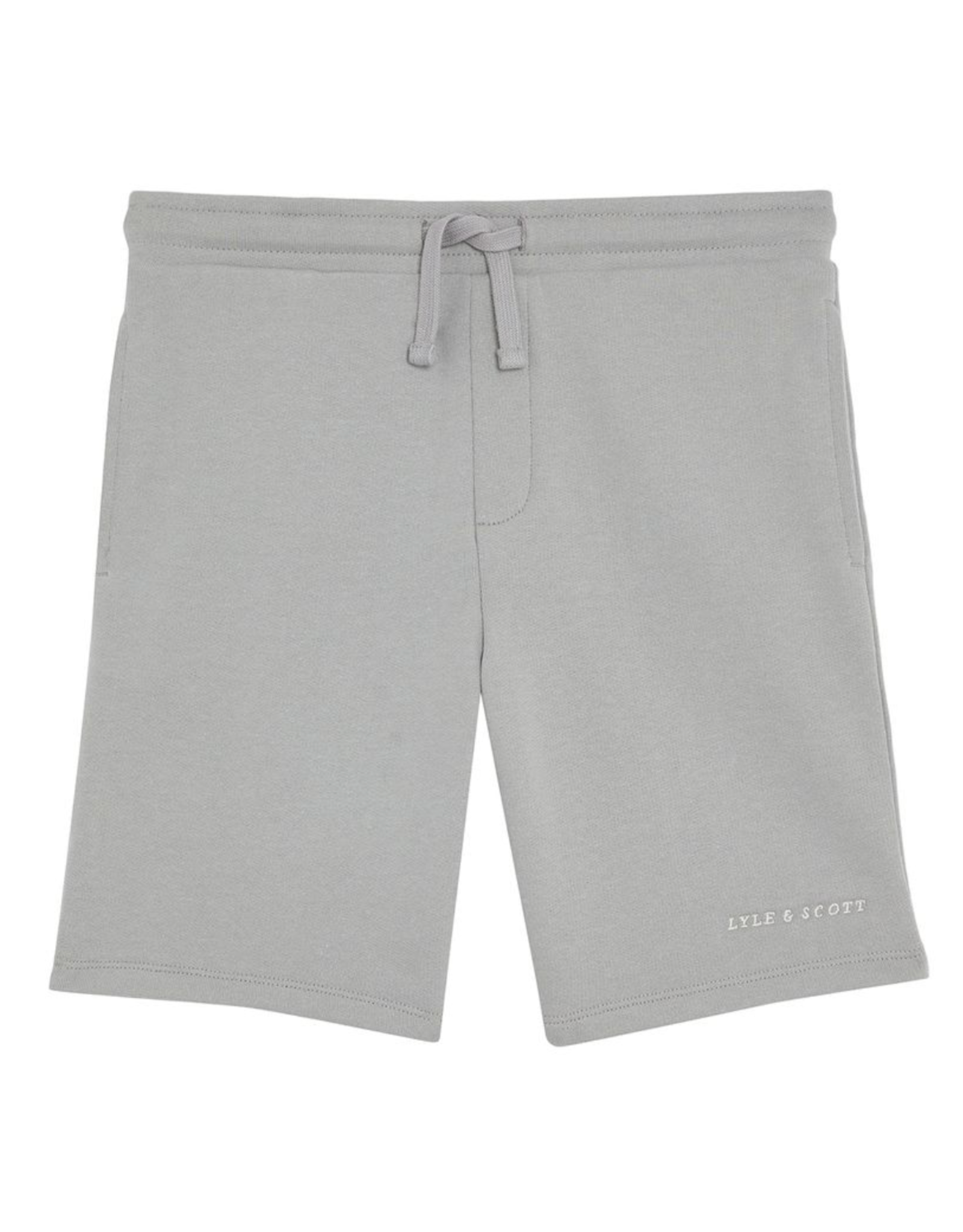 Lyle & Scott Script Embroidered Sweat Short X570 Grey Mirage