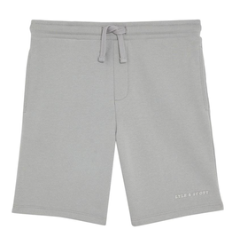 Lyle & Scott Script Embroidered Sweat Short X570 Grey Mirage