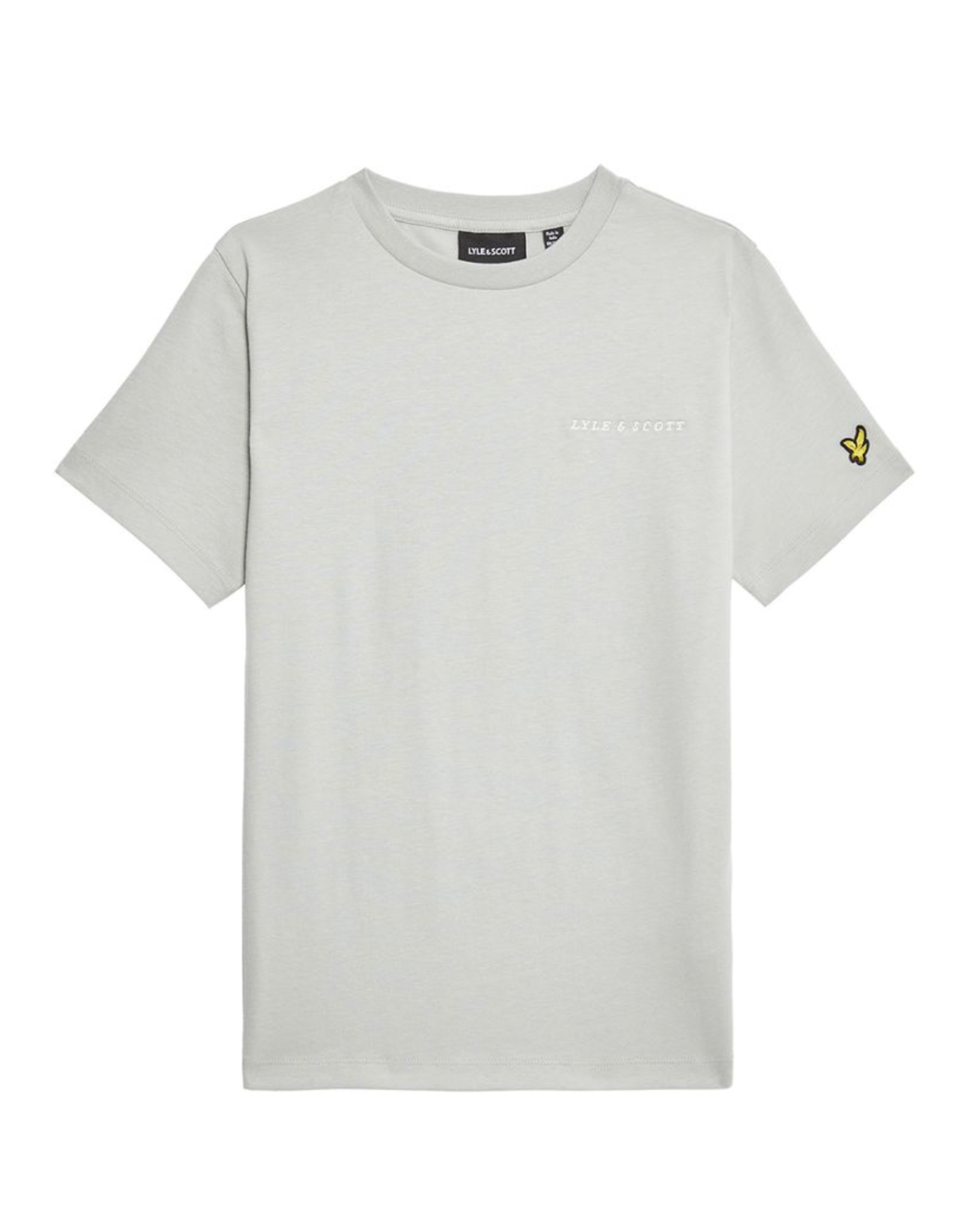Lyle & Scott Script Embroidered T-shirt X570 Grey Mirage