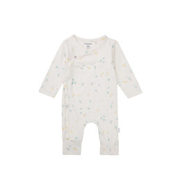 Noppies Unisex Playsuit Olmito long sleeve Fruit pattern Off white