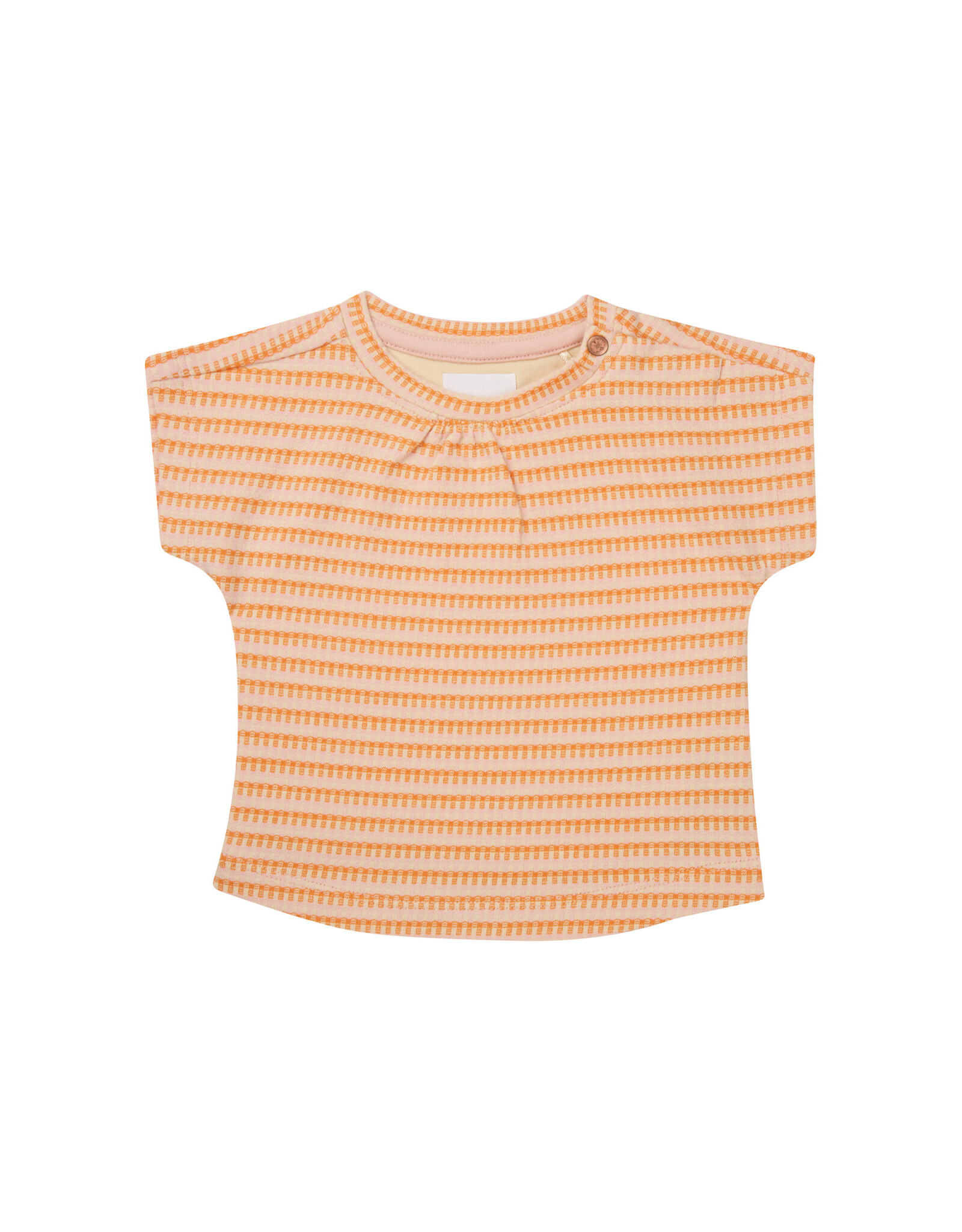 Noppies Girls Tee Mowbray short sleeve Check pattern Orange