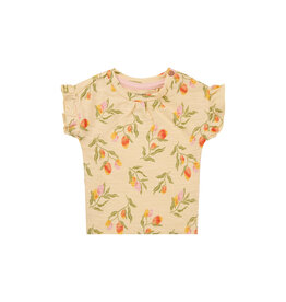 Noppies Girls Tee Moraga short sleeve Fruit pattern Medium Yellow