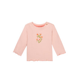 Noppies Girls Tee Monarch long sleeve Evening Sand
