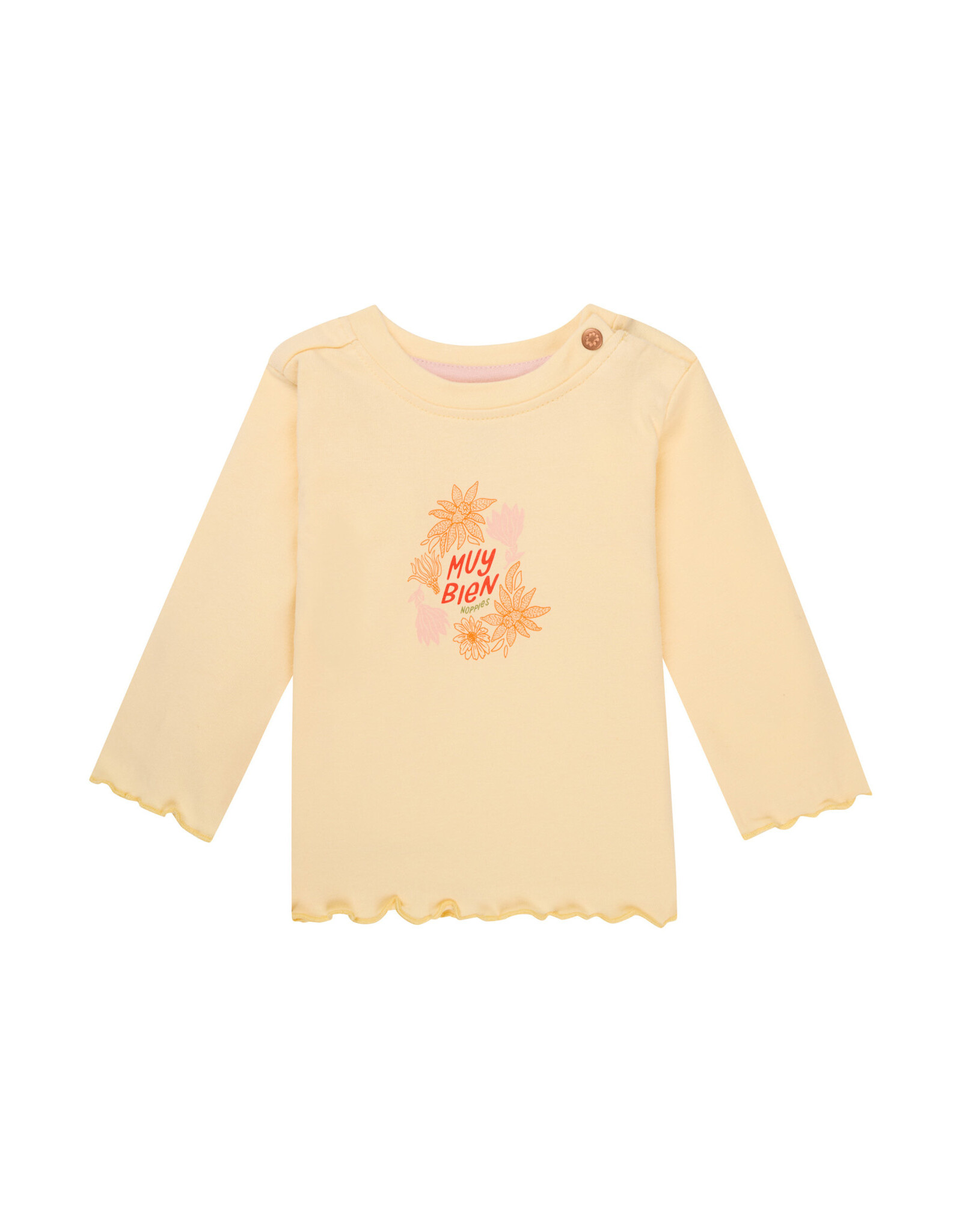 Noppies Girls Tee Monarch long sleeve Banana Crepe