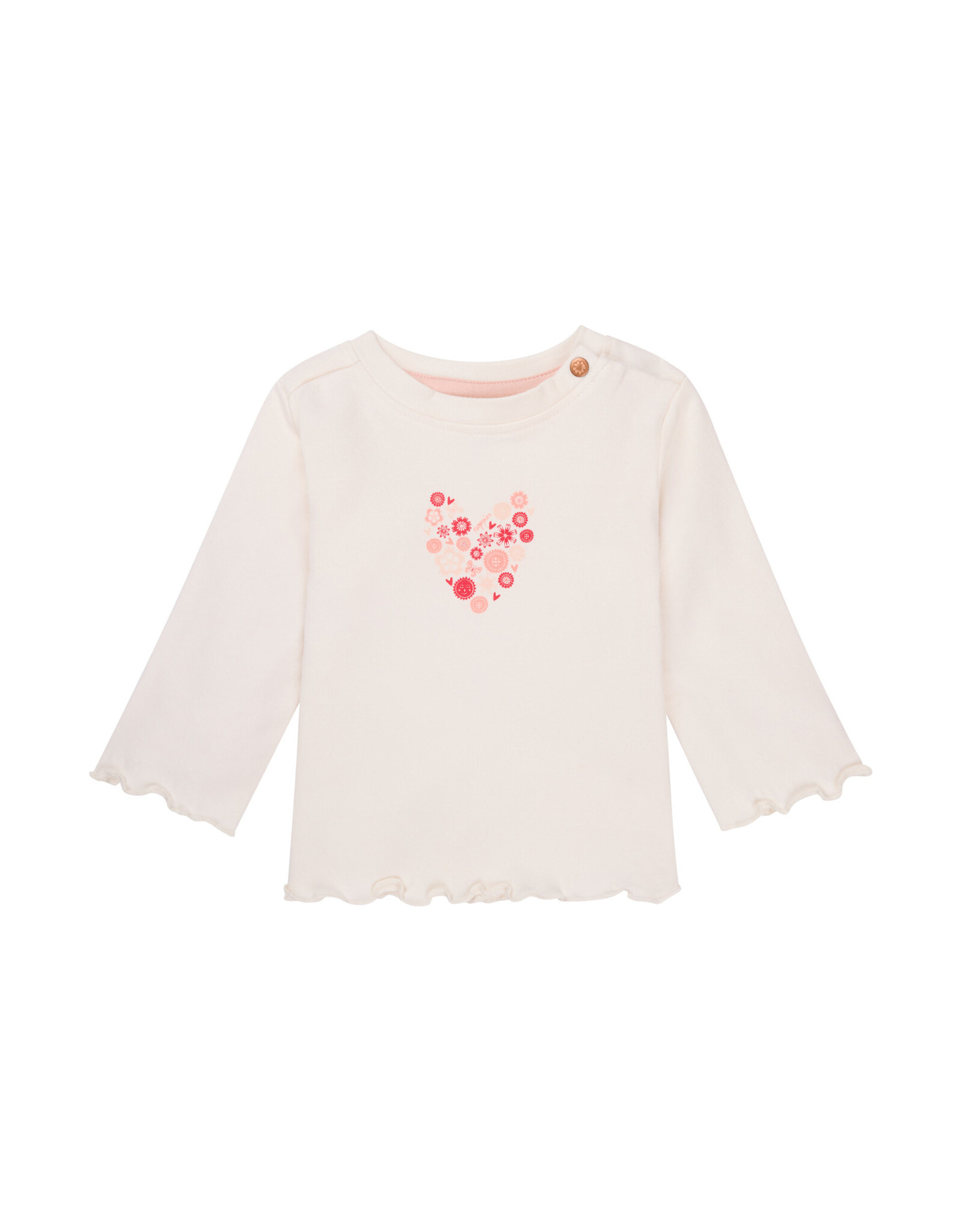 Noppies Girls Tee Marlow long sleeve Whisper White