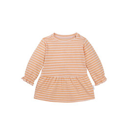 Noppies Girls Dress Mukilteo long sleeve Check pattern Orange