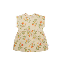 Noppies Girls Dress Mobinee short sleeve Fruit pattern Medium Yellow