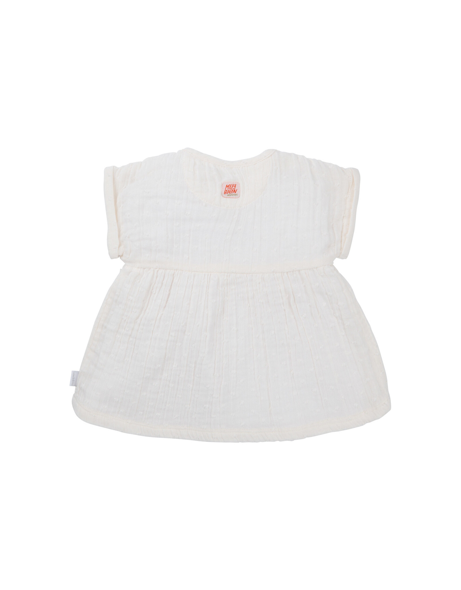 Noppies Girls Dress Merrill short sleeve Whisper White