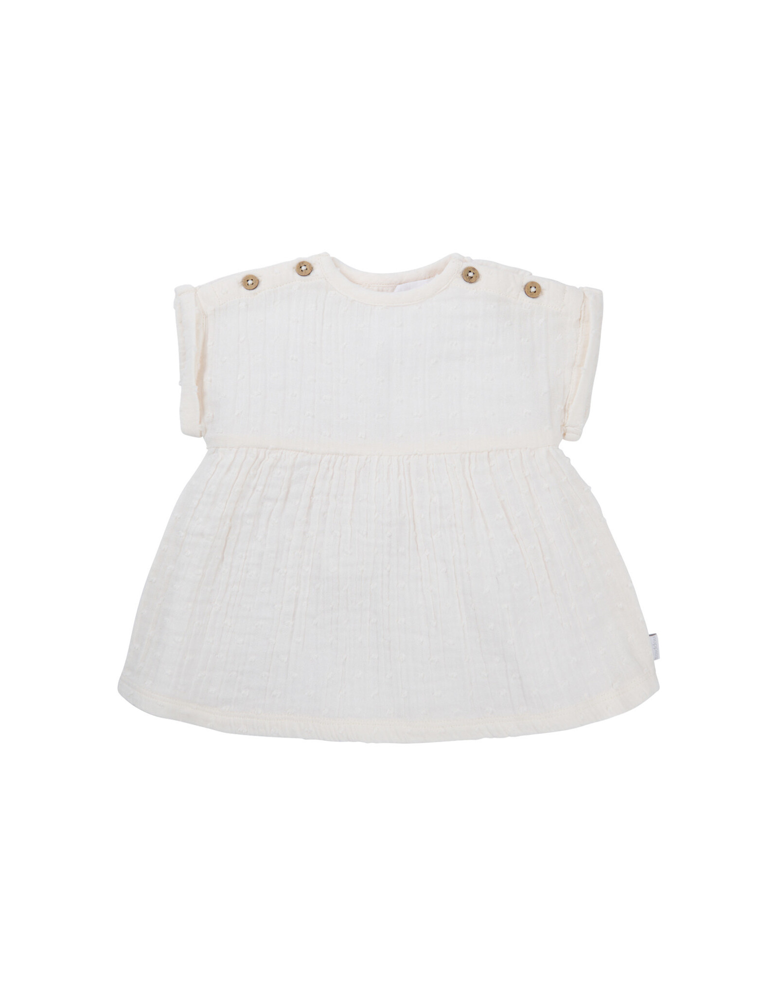 Noppies Girls Dress Merrill short sleeve Whisper White