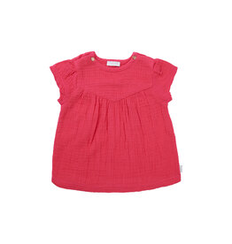 Noppies Girls Dress Meade short sleeve Raspberry
