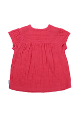 Noppies Girls Dress Meade short sleeve Raspberry