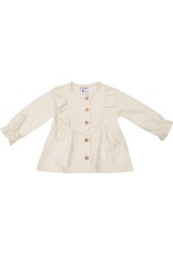 Klein Cardigan Ruffle Arctic Wolf