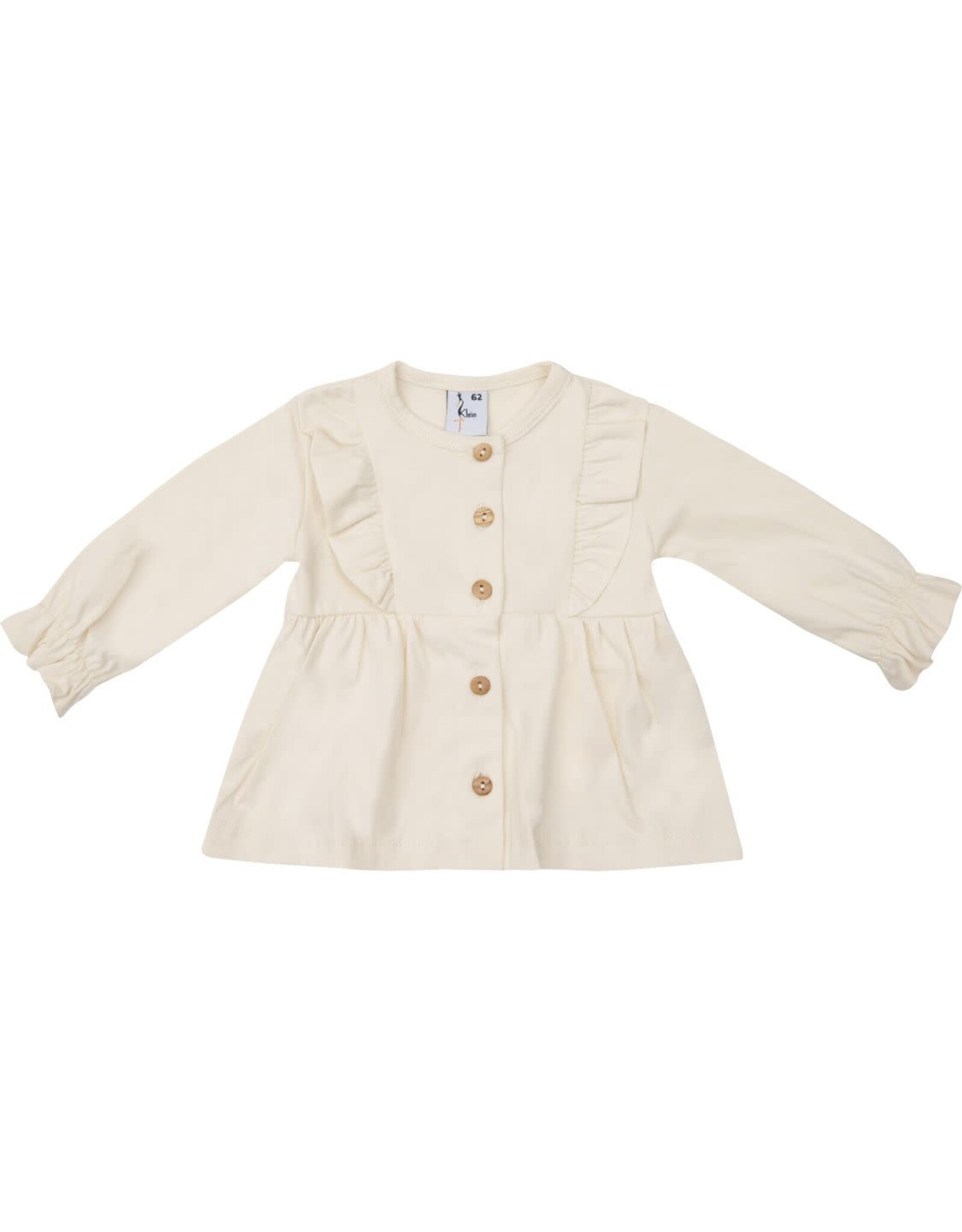 Klein Cardigan Ruffle Arctic Wolf