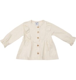 Klein Cardigan Ruffle Arctic Wolf