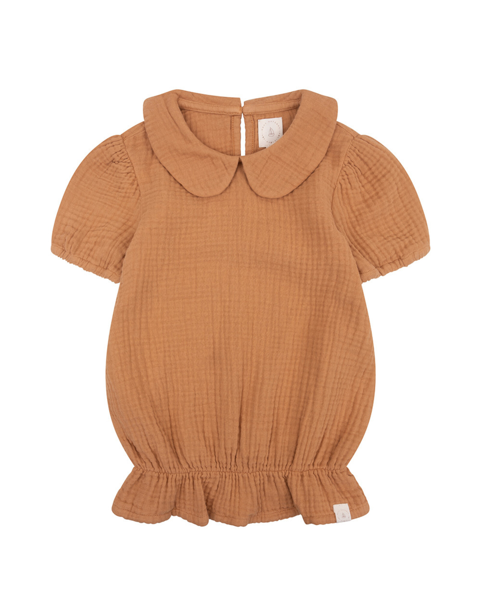 NAVY NATURAL Belle blouse biscuit