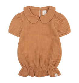 NAVY NATURAL Belle blouse biscuit