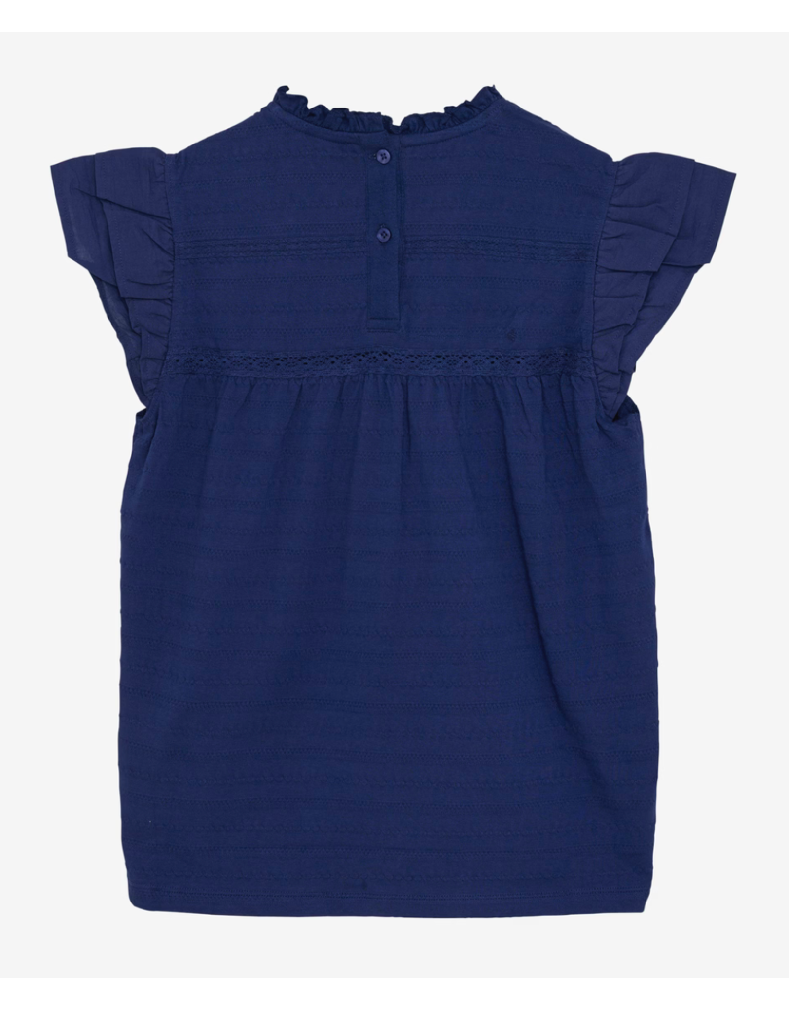 Indian Blue Jeans Shirt Ruffle Blueprint