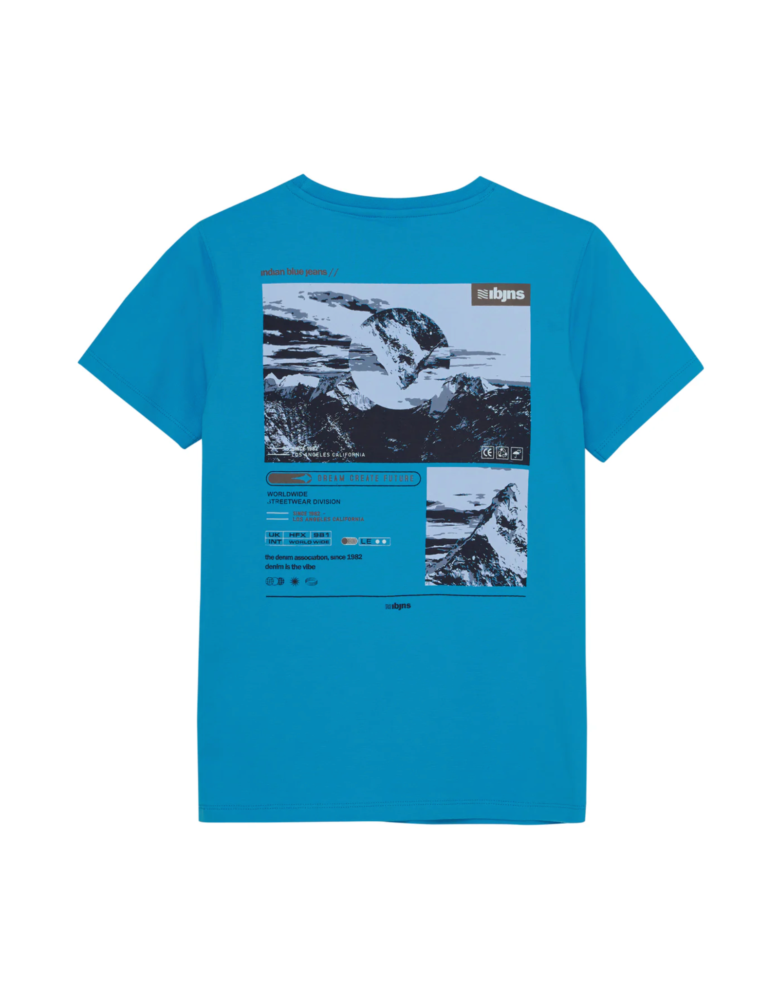 Indian Blue Jeans T-shirt Backprint Blithe