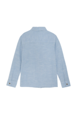 Indian Blue Jeans Shirt Linen Stripe Blithe