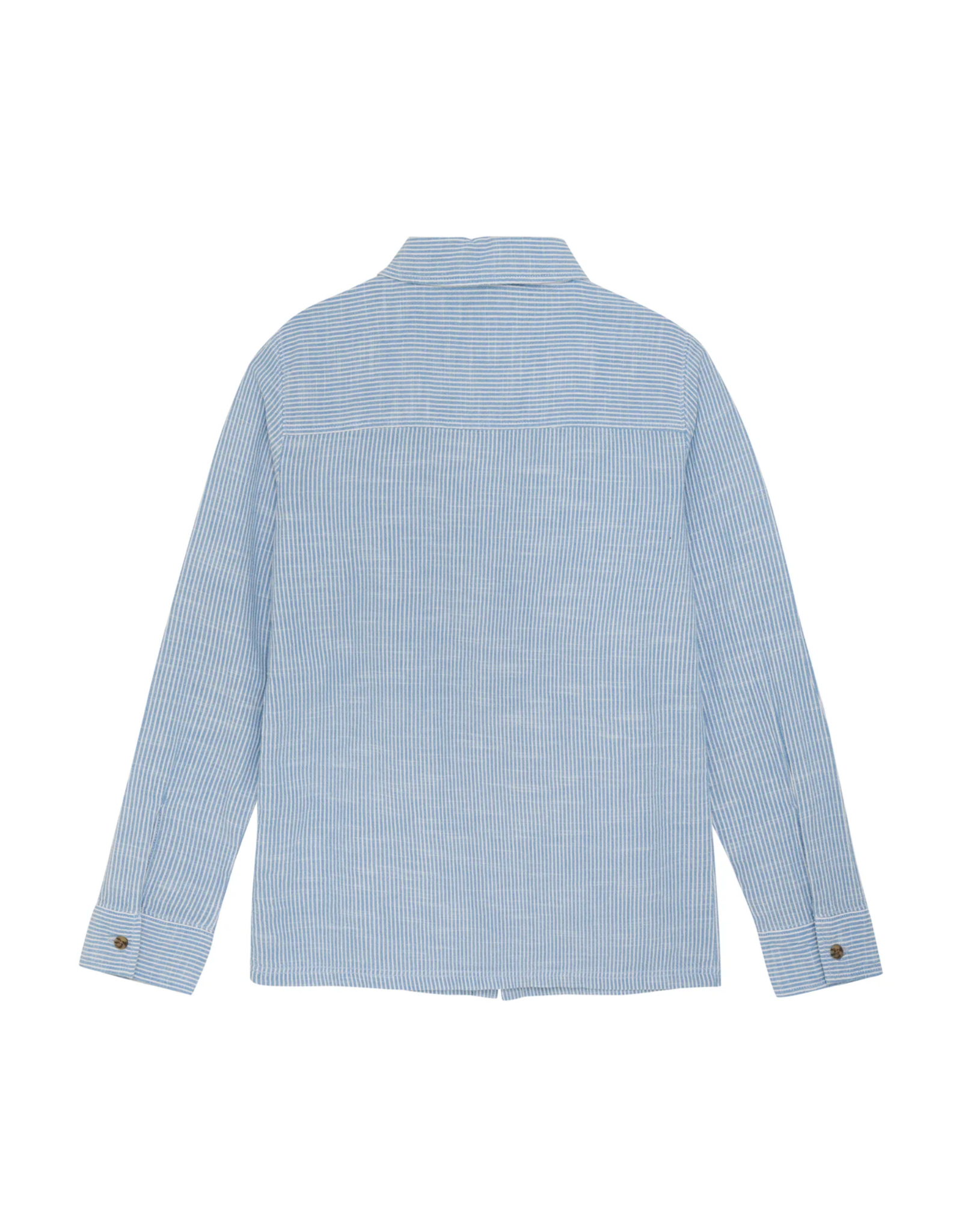 Indian Blue Jeans Shirt Linen Stripe Blithe