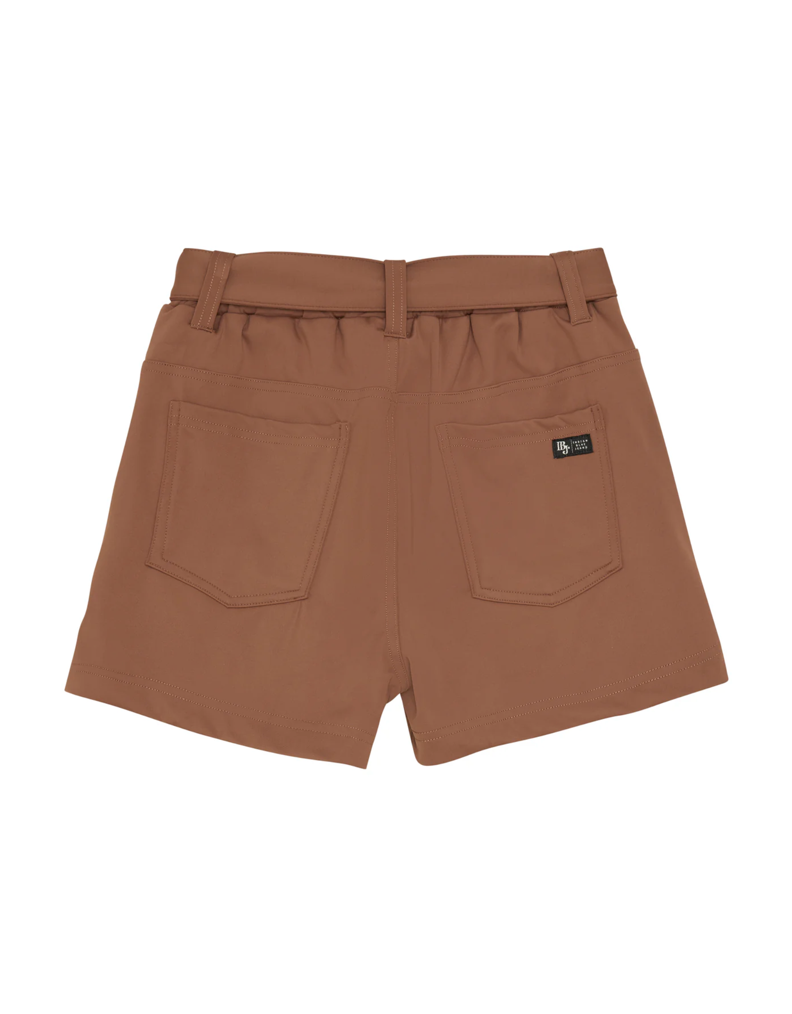 Indian Blue Jeans Travel Shorts Cocoa Brown