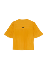 Indian Blue Jeans Shirt Longsleeve Fancy Radiant Yellow