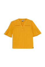 Indian Blue Jeans Shirt Longsleeve Fancy Radiant Yellow