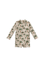 Salted Stories Crown Tree Longsleeve Swimsuit Shortbread
