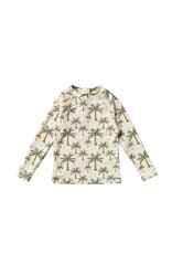 Salted Stories Crown Tree Swim Longsleeve  Shortbread