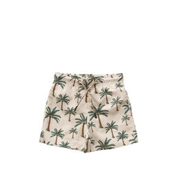 Salted Stories Crown Tree swim shorts Shortbread
