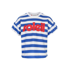 Little Looxs Little Striped Short Sleeve Sweater white Z25