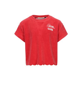 Little Looxs Little Terry Top RED APPLE