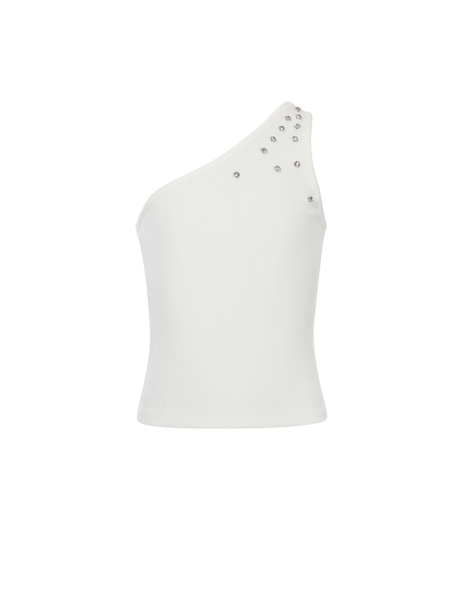 Looxs 10sixteen one shoulder top off white Z25
